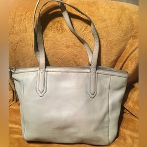 Fossil Sydney Pebbled Leather Large Tote Shoulder Handbag